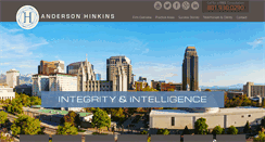 Desktop Screenshot of hinkinslaw.com